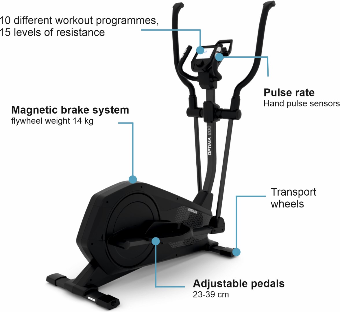 machine 200 KETTLER OPTIMA Elliptical