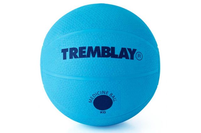 Weighted ball TREMBLAY Medicine Ball 1kg D17,5cm Blue for throwing Weighted ball TREMBLAY Medicine Ball 1kg D17,5cm Blue for throwing